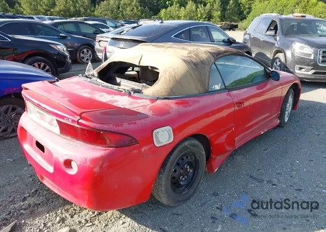 1999 Mitsubishi Eclipse Spyder Gs z USA, uszkodzony, nr VIN 4A3AX35GXXE135889